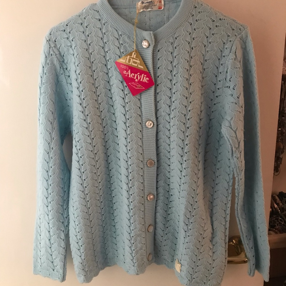 Vintage NWT Lacey Dioment Cardigan medium